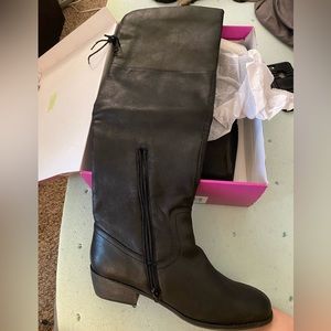 Rampage black women’s over knee boots tall size 11. New in box